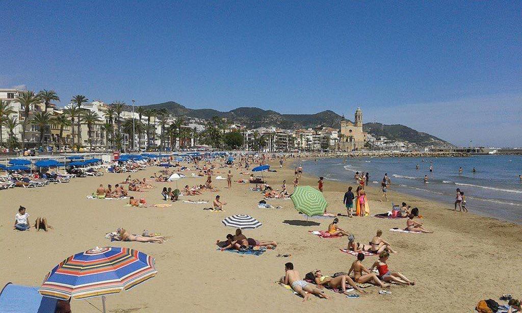 Unique Studio Apartment With Amazing Terrace Sitges Centre Beach エクステリア 写真